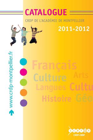 Catalogue produits CRDP de MONTPELLIER