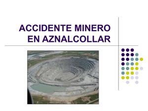 ACCIDENTE MINERO EN AZNALCOLLAR