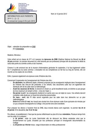 temps forts troisième
