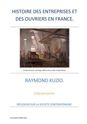 Histoires des entreprises et des ouvriers en France