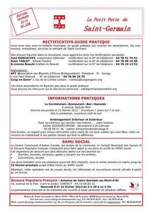 potin février 2012