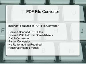 PDF File Converter