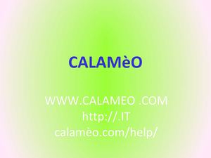 Presentazione calameo