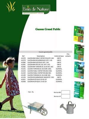 Gamme jardins Brin de nature