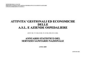 Annuario statistico del Servizio Sanitario Nazionale