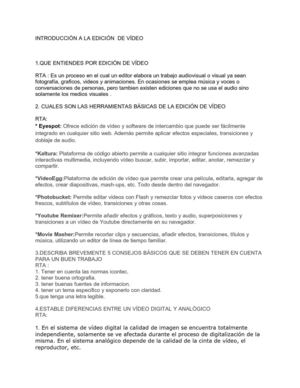 Introducción ala edición de vídeo 