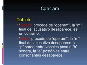 Etimologías, Selectividad