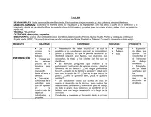 REFLEXIÓN PEDAGÓGICA siluetas