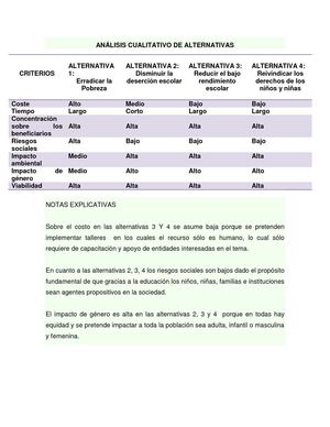 ANÁLISIS CUALITATIVO DE ALTERNATIVAS y MATRIZ (1)