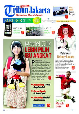 Tribun Jakarta edisi Sabtu 28 Januari 2012