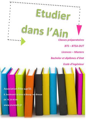 Guide des formations supérieures dans l'Ain