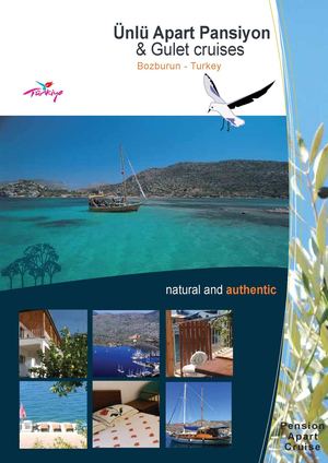 Bozburun Unlu Pansiyon and Blue Cruise Brochure