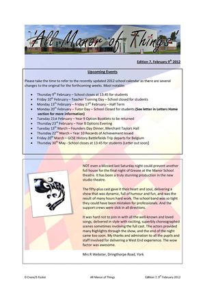 All Manor of Things (7th Edition)