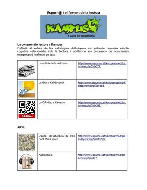 Espurn@ i el foment de la lectura