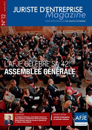 JURISTE D'ENTREPRISE Magazine n°12