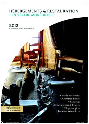 Hébergements et restaurants en Vézère Monédières