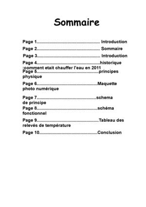 Sommaire