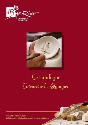 Henriot-Quimper catalogue - Japanese