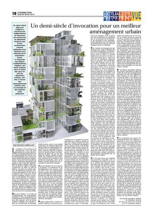 Article "Le Quotidien d'Oran" du 09022012