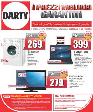 Volantino Darty dal 9/2 al 26/02/2012