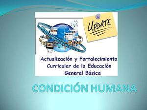 CONDICIÓN HUMANA