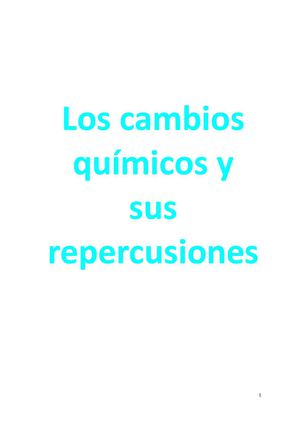 Cambios Químicos