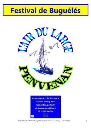 Présentation de l'association L'Air du Large Festival de Buguélès
