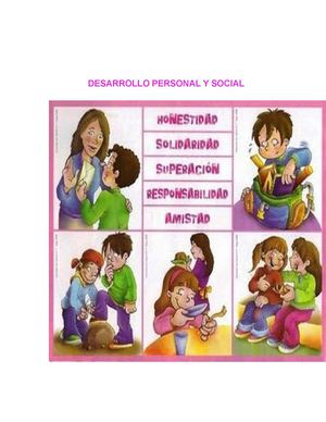 LECTURA : Desarrollo Personal y Social