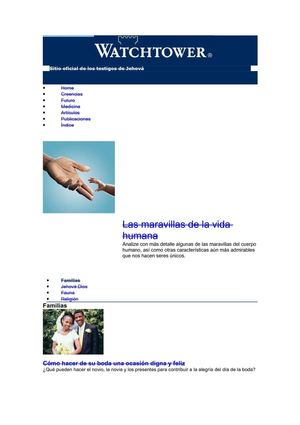 SITIO OFICIAL DE LOS TESTIGOS DE JEHOVA