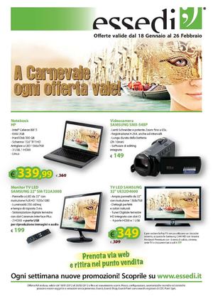 Volantino Essedi dal 18/1 al 26/02/2012