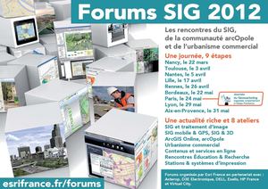 Programme des Forums SIG 2012