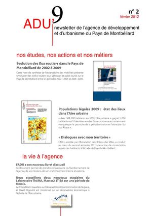 Newsletter ADU'9 - Février 2012
