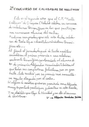 concurso de calabazas de Halloween