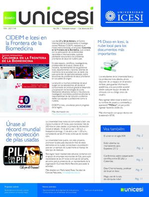 Boletín Unicesi, Edición No. 296