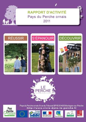 Pays Perche ornais, 2011, rapport d'activité