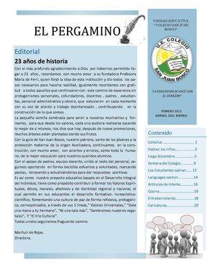 PERIODICO COLEGIO "SAN JUAN BOSCO"