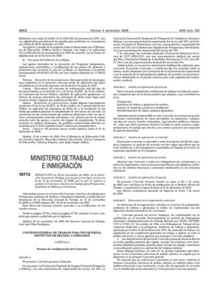CONVENIO GENERAL DE TRABAJO PARA PELUQUERÍAS,  INSTITUTOS DE BELLEZA Y GIMNASIOS