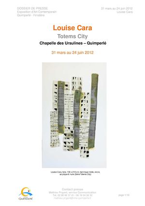 Dossier Presse Louise Cara