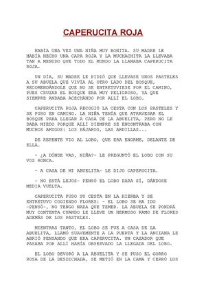 Caperucita Roja