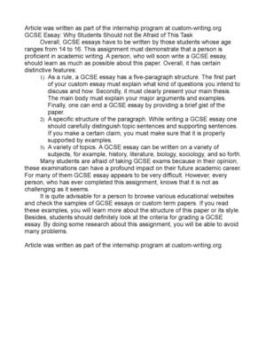 Calamo Gcse Essay Why Students Should Not Be Afraid Of This Task Gcse Essay Why Students Should Not Be Afraid Of This Task Freelance Writing Service Company also Statistic Help High School Admission Essay Sample