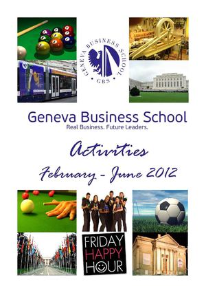 GBS Activity Feb-June 2012