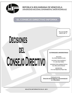 CONSEJO DIRECTIVO N° 471