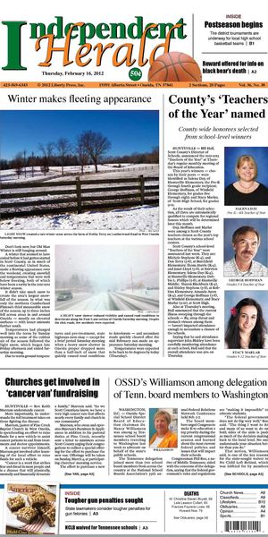 Independent Herald - Feb. 16, 2012
