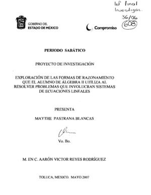 Exploración de las formas de razonamiento que el alumno de álgebra II utiliza al resolver problemas que involucran sistemas de ecuaciones lineales