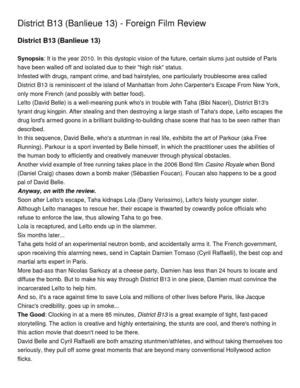 District B13 (Banlieue 13) - Foreign Film Review (16)