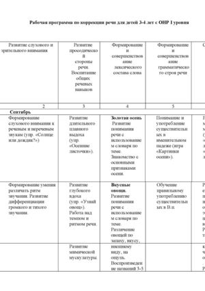 Занятие для детей с ОНР