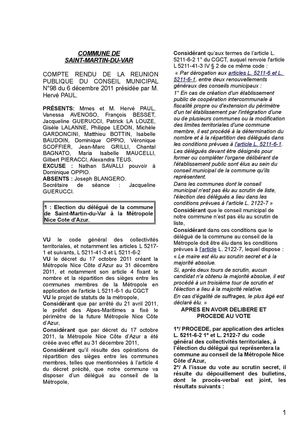 Conseil n°98 du 06/12/2011