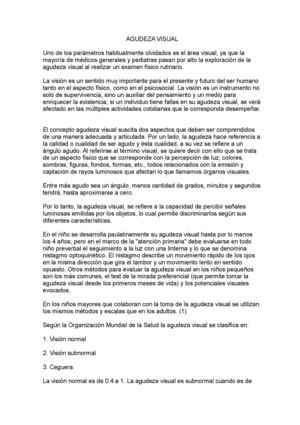 Agudeza Visual 