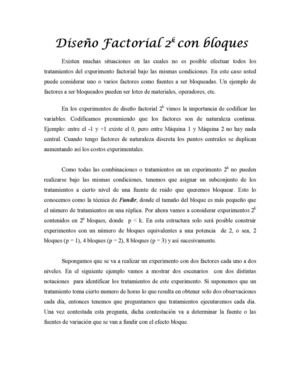 factoriales con bloques