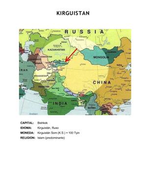 Política de Kirguistán- Por Sofía Mancipe